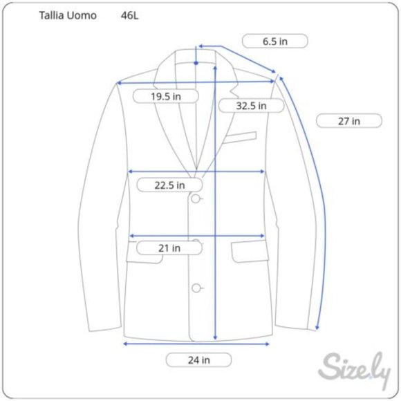 Vintage Union Made Tallia Uomo 100% Worsted Wool Sport coat Blazer Size 42L - Picture 6 of 6